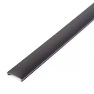  LED aluminium profil takaró búra - fekete - 1000 mm (41011A1-hez)                                     BX41011M1-BK