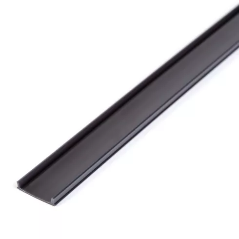 LED aluminium profil takaró búra - fekete - 1000 mm (41011A1-hez)                                     BX41011M1-BK