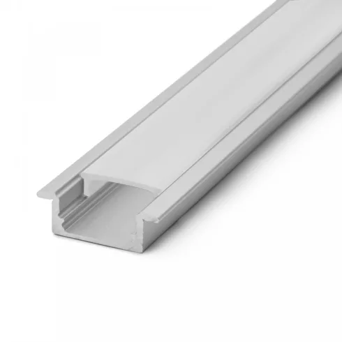 LED alumínium profil takaró búra opál 2000 mm                                                         BX41011M2