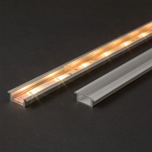 LED alumínium profil takaró búra átlátszó 2000 mm                                                     BX41011T2