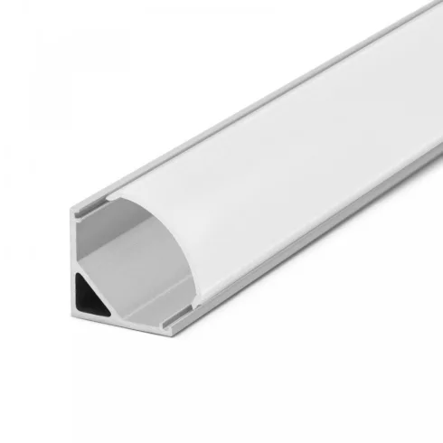 LED alumínium profil takaró búra opál 2000 mm                                                         BX41012M2