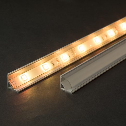 LED alumínium profil takaró búra átlátszó 2000 mm                                                     BX41012T2