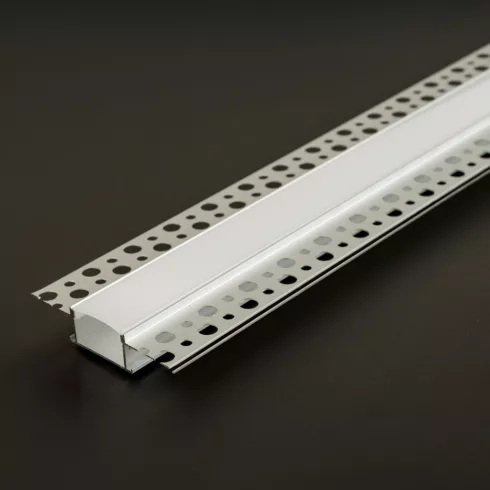 LED aluminium profil sín - vakolható, gipszkartonba süllyeszthető - 1000 x 61 x 13 mm                 BX41025A1