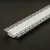 LED aluminium profil sín - vakolható, gipszkartonba süllyeszthető - 1000 x 61 x 13 mm                 BX41025A1