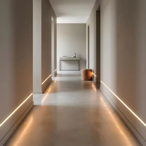 LED aluminium profil sín - vakolható, gipszkartonba süllyeszthető - 1000 x 61 x 13 mm                 BX41025A1