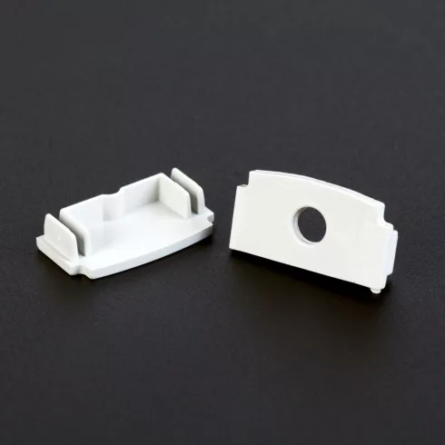 LED aluminium profil végzáró (41025höz) - 2 db - fehér                                                BX41025E