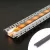 LED aluminium profil takaró búra - fekete - 1000 mm (41026A1-hez)                                     BX41026M1-BK