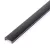 LED aluminium profil takaró búra - fekete - 1000 mm (41026A1-hez)                                     BX41026M1-BK