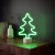 Neon LED lámpa - zöld fenyőfa - 3 x AA + USB - 18,5 x 8,5 x 28 cm                                     BX43996D