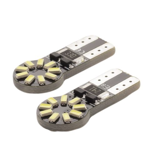 Autós LED - CAN126 - T10 (W5W) - 180 lm - can-bus - SMD 3W - 2 db / bliszter                          BX50773