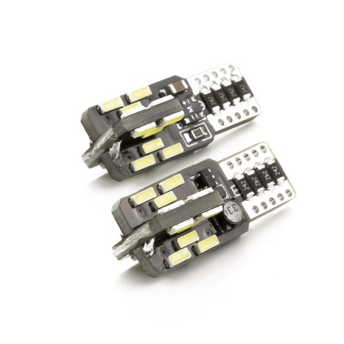 Autós LED - CAN128 - T10 (W5W) - 240 lm - can-bus - SMD 3W - 2 db / bliszter                          BX50775