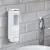 Szappanadagoló - kézzel működtethető - 400 ml - fali - fehér                                          BX51118A