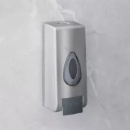   Szappanadagoló - kézzel működtethető - 350 ml - fali - ezüst                                          BX51119B