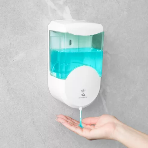 Szenzoros szappanadagoló - 600 ml - fali - elemes - fehér                                             BX51120A