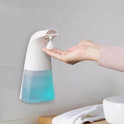Automata habszappanadagoló - 250 ml - álló / falra akasztható - USB + elemes                          BX51123A