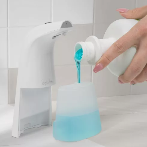 Automata habszappanadagoló - 250 ml - álló / falra akasztható - USB + elemes                          BX51123A