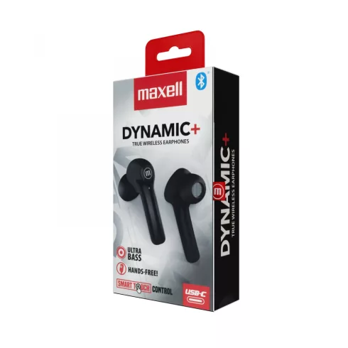 Maxell BT Dynamic+TWS fülhallgató - fekete                                                            BX52043BK