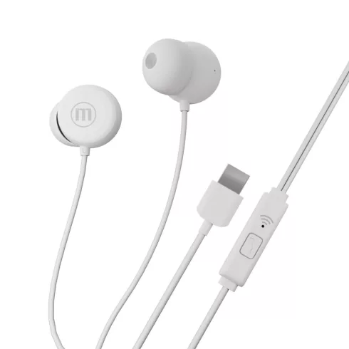 Maxell vezetékes fülhallgató - fehér - USB-C (INBAX)                                                  BX52050