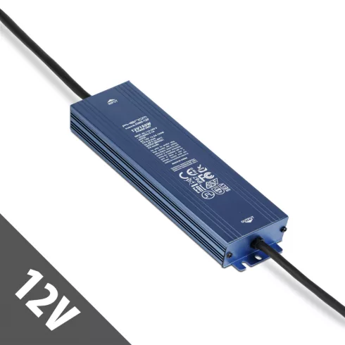 Hálózati stabilizált tápegység - 12V DC - 150W, 12,5A - IP67                                          BX55005-12IP