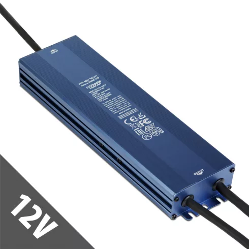 Hálózati stabilizált tápegység - 12V DC - 300W, 25A - IP67                                            BX55008-12IP