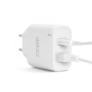   Hálózati Adapter USB + Type-C PD20W gyorstöltéssel - fehér                                            BX55047WH