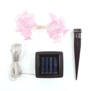   Szolár fényfüzér - virág - 2,4 m - 25 melegfehér LED                                                  BX55218C