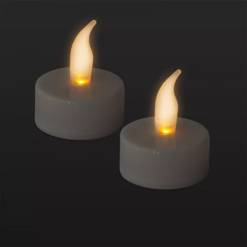 LED-es teamécses - fehér - 2 db / bliszter                                                            BX55246
