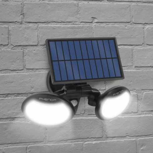 Mozgásérzékelős szolár reflektor - forgatható fejjel - 2 COB LED                                      BX55283