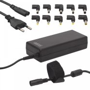   Univerzális laptop/notebook töltő adapter tápkábellel 12 - 20V / 6A 90W                               BX55360