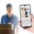 Smart videó kaputelefon szett - Wi-Fi-s, akkumulátoros - HD - fekete                                  BX55385BK