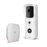   Smart Wi-Fi-s videó kaputelefon szett - akkumulátoros - MicroSD, FHD, PIR - fehér                     BX55386WH