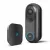 Smart Wi-Fi-s videó kaputelefon - akkumulátoros, 12V - MicroSD, FHD, PIR - fekete                     BX55387BK