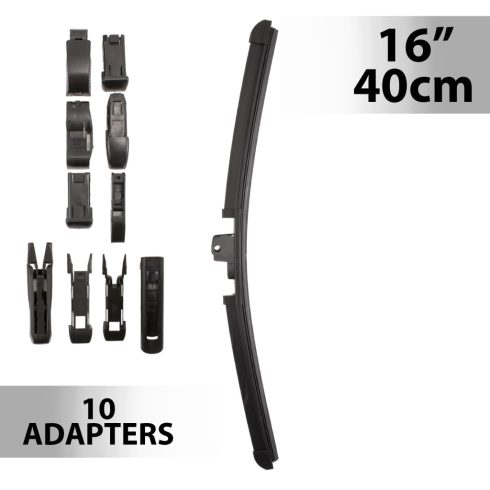 Ablaktörlő 16col/40 cm - 10 db adapterrel                                                             BX55736N