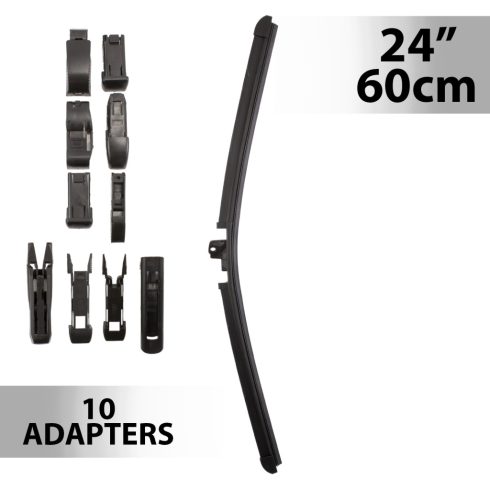 Ablaktörlő 24col/60 cm - 10 db adapterrel                                                             BX55744N