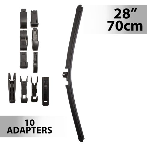 Ablaktörlő 28col/70 cm - 10 db adapterrel                                                             BX55747N