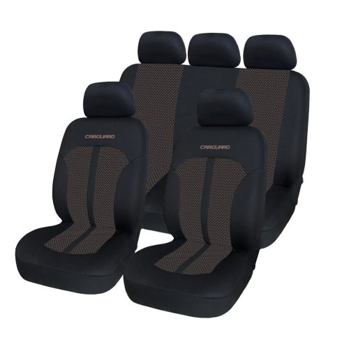 Autós üléshuzat szett - bézs / fekete - 11 db-os - HSA010                                             BX55748BR
