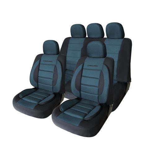 Autós üléshuzat szett - kék / fekete - 11 db-os - HSA012                                              BX55749BL