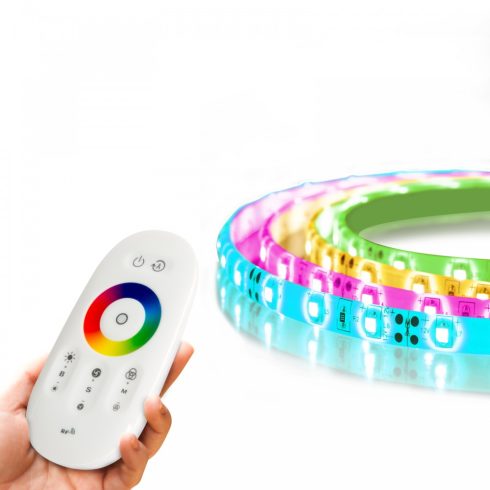 RGB LED szalag - colMagicControlcol - 5 m - 100+ program, érintős távirányító - IP65                  BX55843