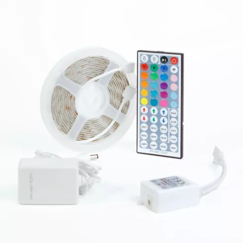 RGB LED szalag - 3 m - IP65 - 220-240V - 5050 SMD - 30 LED/m - 7,2W/m                                 BX55861
