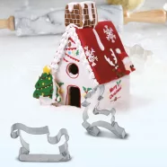   Sütikiszúró forma - 3D mézeskalács házikó 9 db-os                                                     BX55990C