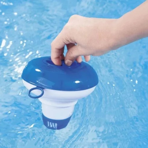 Klór adagoló medencékhez - 12,5 cm - max. 5 cm-es tablettákhoz                                        BX56126