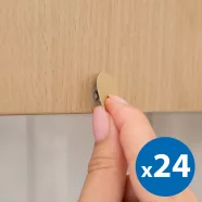   Csavartakaró szett - 13 mm - tölgy - 24 db / csomag                                                   BX56214B