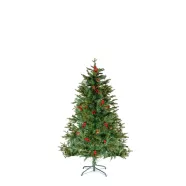   Műfenyő - 120 cm - PE / PVC - piros bogyóval                                                          BX56481A