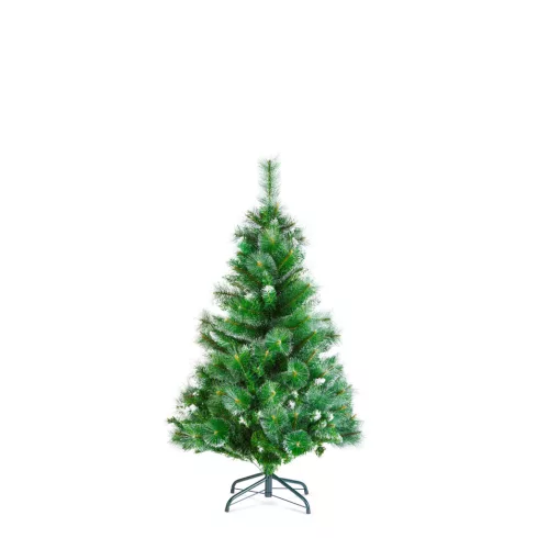 Műfenyő - 120 cm - ezüstfenyő dús ágakkal - PVC - havas                                               BX56482A