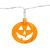 Halloween-i LED-es fényfüzér - tök - 10 LED - 2 x AA - 1,35 m                                         BX56533A