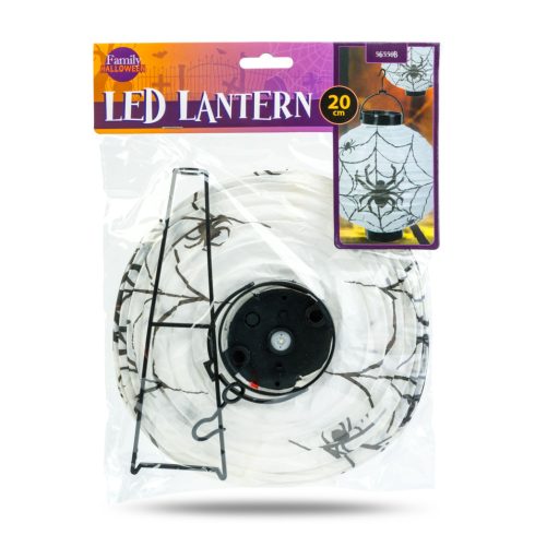 Lampion - LED-es pókháló - 2 x AAA - 20 cm                                                            BX56550B