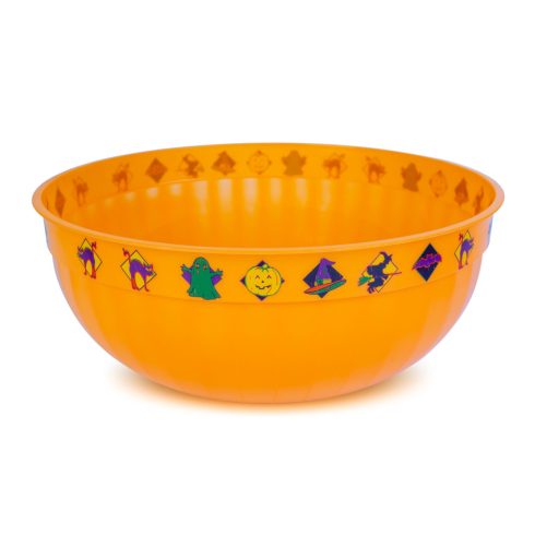 Kínálótál - narancssárga - műanyag - 30 x 12 cm                                                       BX56558A