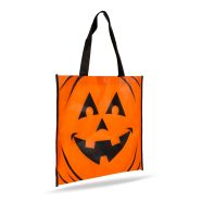   Halloween-i ajándéktáska - tök - 35 x 37 cm - narancssárga                                            BX56562