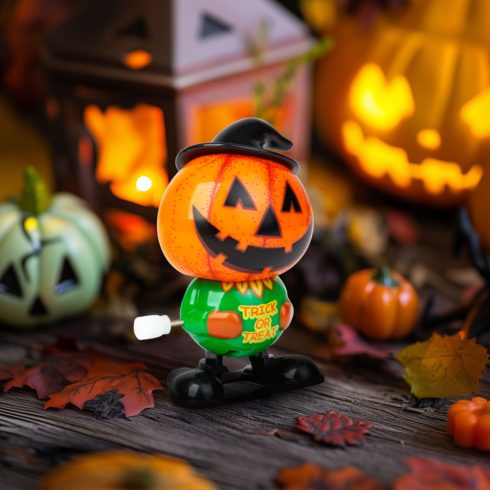 Felhúzható ugráló tök - 7 x 5 x 4 cm                                                                  BX56563A