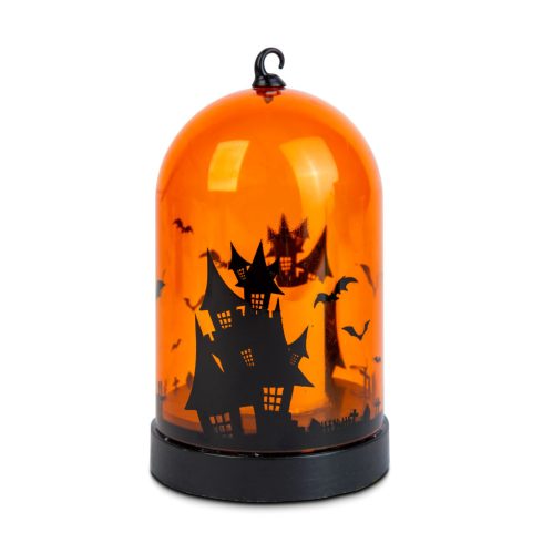Halloween-i LED dekor - narancs - 3 x AAA - 8 x 12,5 cm                                               BX56570A